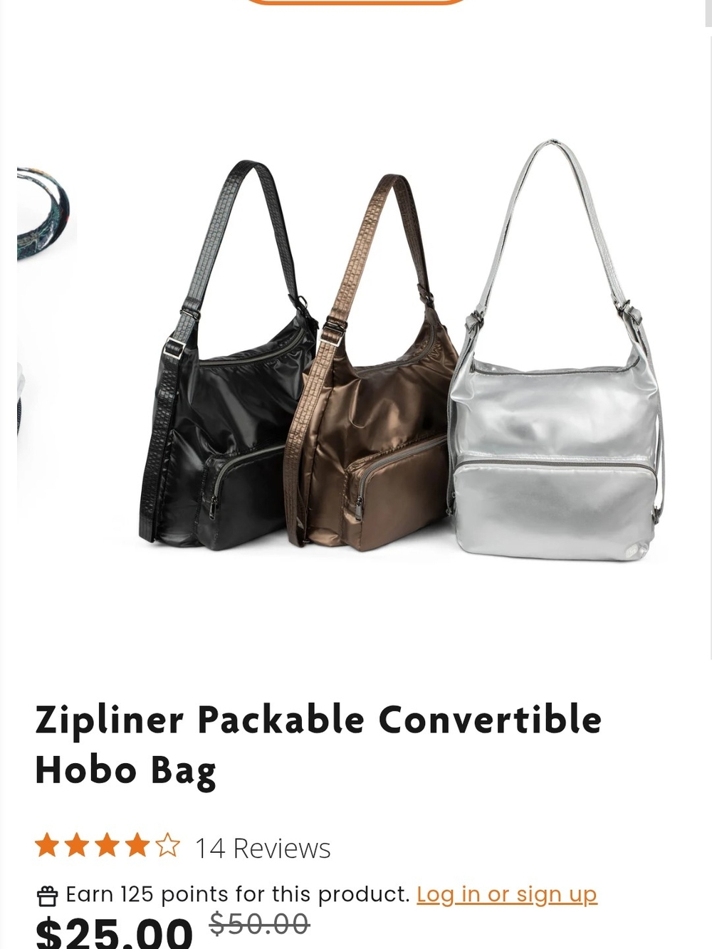 lug Hobo Bag Trio in Black, Brown and Silver